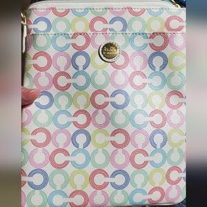 Coach Multicolor Signature Crossbody Bag